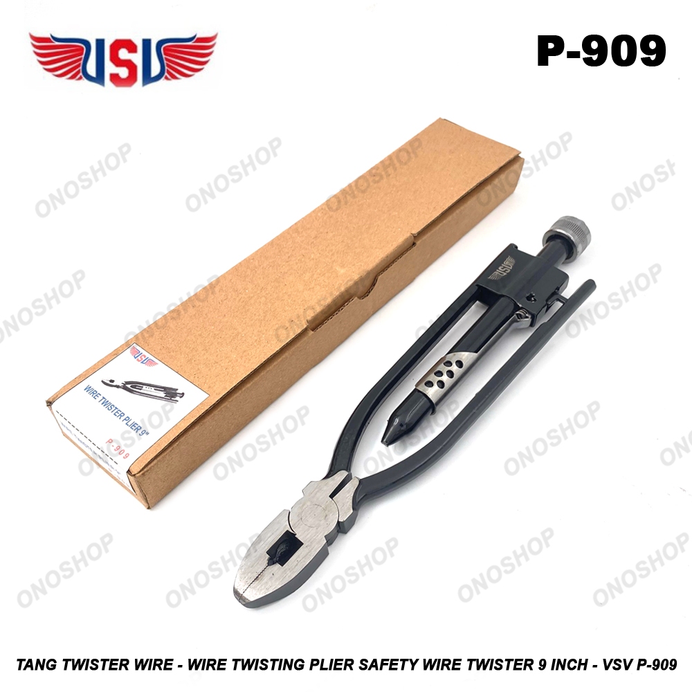 Jual Tang Twister Wire - Wire Twisting Plier Safety Wire Twister 9 Inch ...
