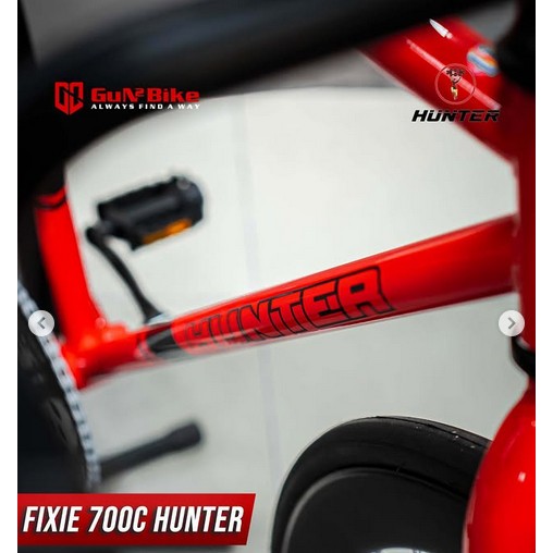 Jual Sepeda Fixie HUNTER 700C - Single Gear. | Shopee Indonesia