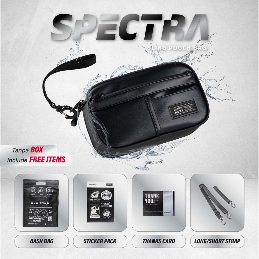 Jual Evernext - Clutch Bag Pria Multifungsi 3IN1 Sling Bag Pria Anti ...
