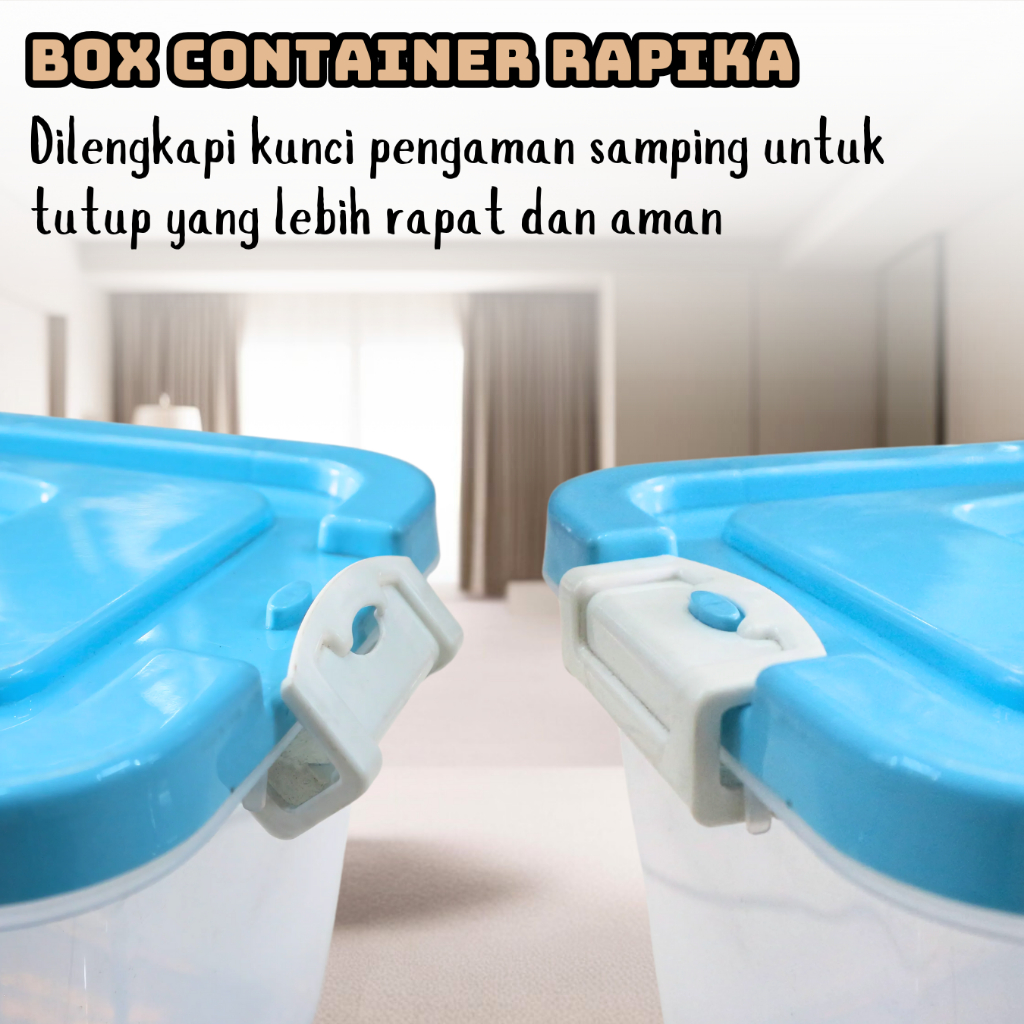 Jual BOX CONTAINER MINI + HANDEL Kotak Plastik Serbaguna Kontainer Box ...