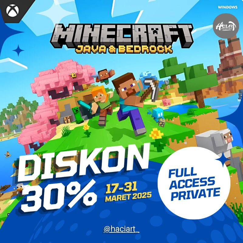 Jual [ TERMURAH ] Minecraft Java + Bedrock + Pojav Launcher Original ...