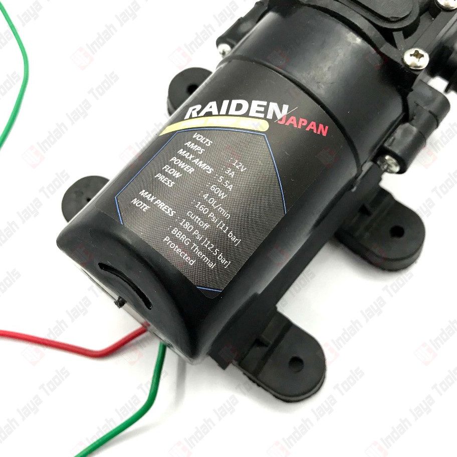 Jual Promo RAIDEN Dinamo Pompa Air 12V DC 16 Psi Cuci Motor AC Sprayer ...