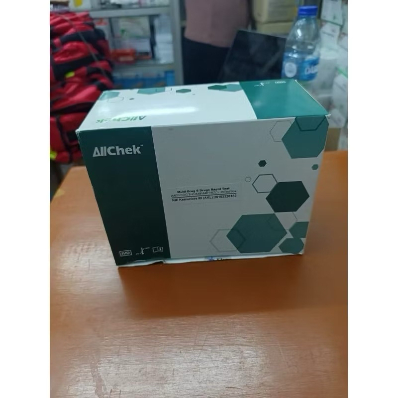 Jual drug abuse test multi 6 parameter merek allchek box isi 25 test ...