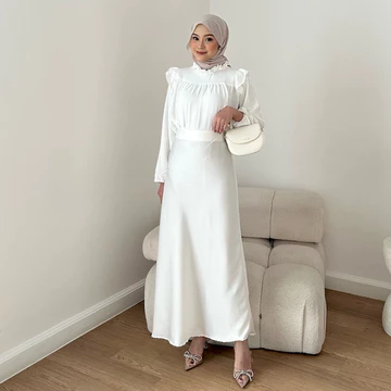 Dezhaf Kiana Satin Skirt Rok Satin A Line