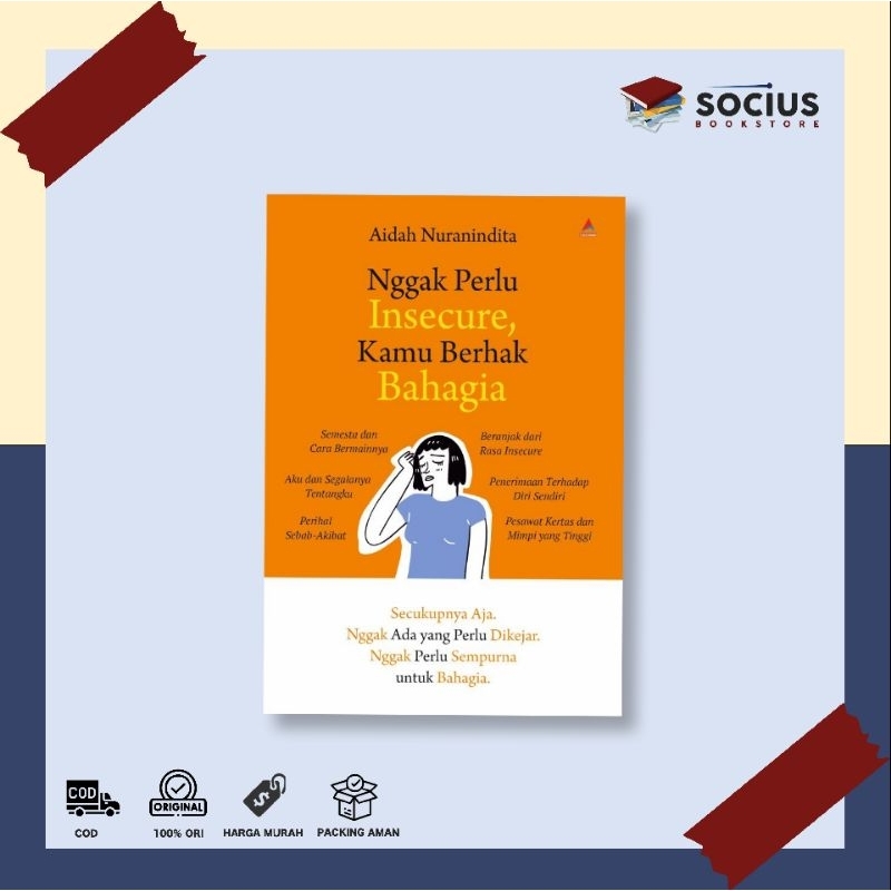 Jual BUKU PENGEMBANGAN DIRI [ ORIGINAL ] NGGAK PERLU INSECURE, KAMU ...