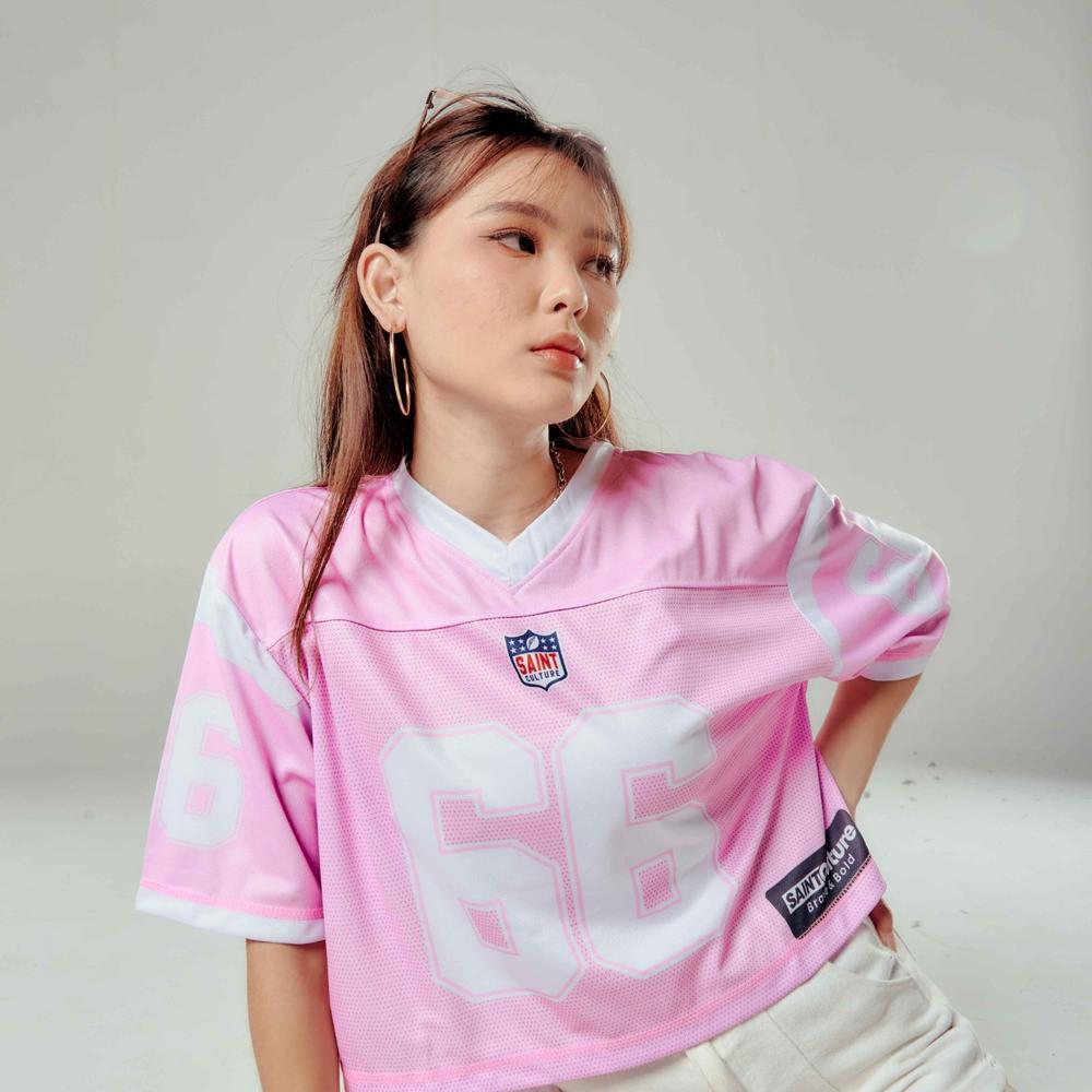 Jual Saint Culture / Blushy Pink Crop 66 / Croptop Jersey Vintage ...