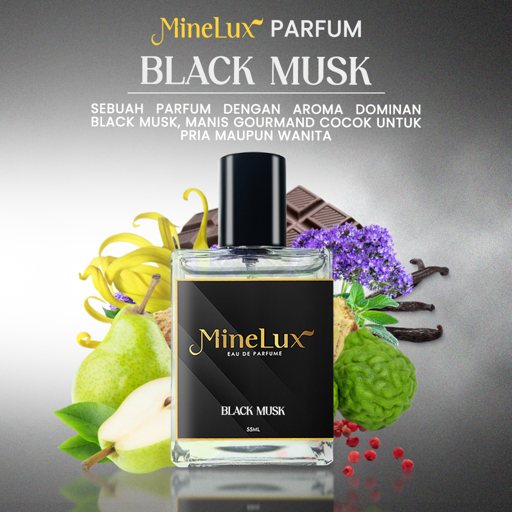 Jual Parfum Pria Exclusive Black Musk Segar Dan Tahan Lama Non