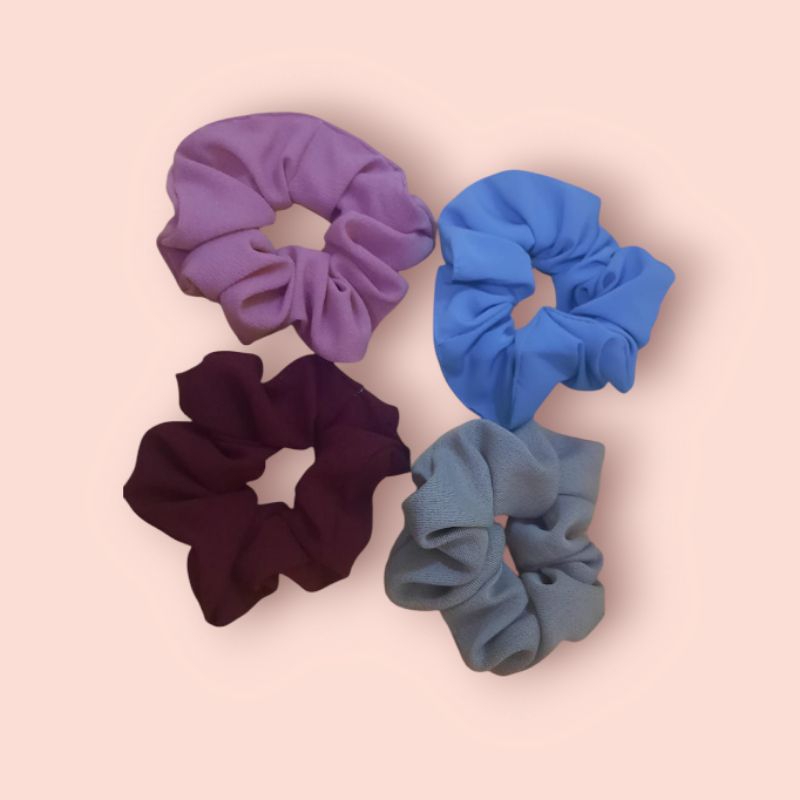Jual Scrunchie/ Karet Rambut banyak warna - Random | Shopee Indonesia