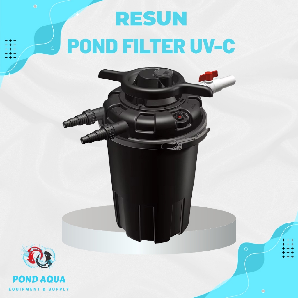 Jual Pond Filter Kolam Ikan Koi Hippo Pressure Resun 13500UV With UV-C ...