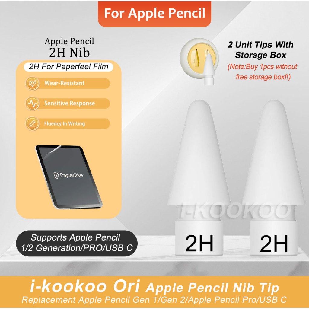 Replacement Tips Tips For Using Apple Pencil I-kookoo Ori Nib
