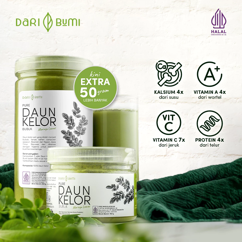 Daun Kelor Dari Bumi: Superfood Organik dengan 90+ Nutrisi untuk Kesehatan Holistik Daun Kelor Dari Bumi: Superfood Organik dengan 90+ Nutrisi untuk Kesehatan Holistik