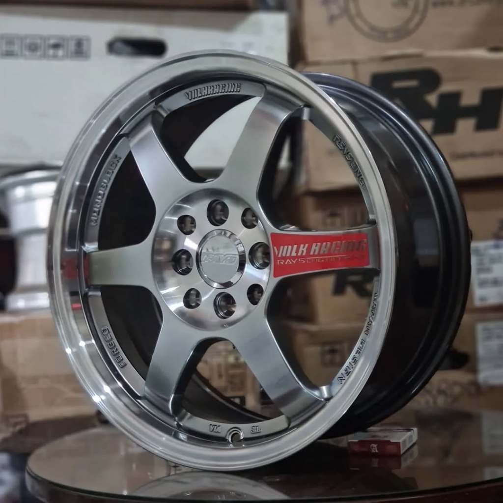 Jual Velg Rays Te 37 Ring 16 Lebar 7 Pcd 8x100/114 Et 38 Warna Hyper ...