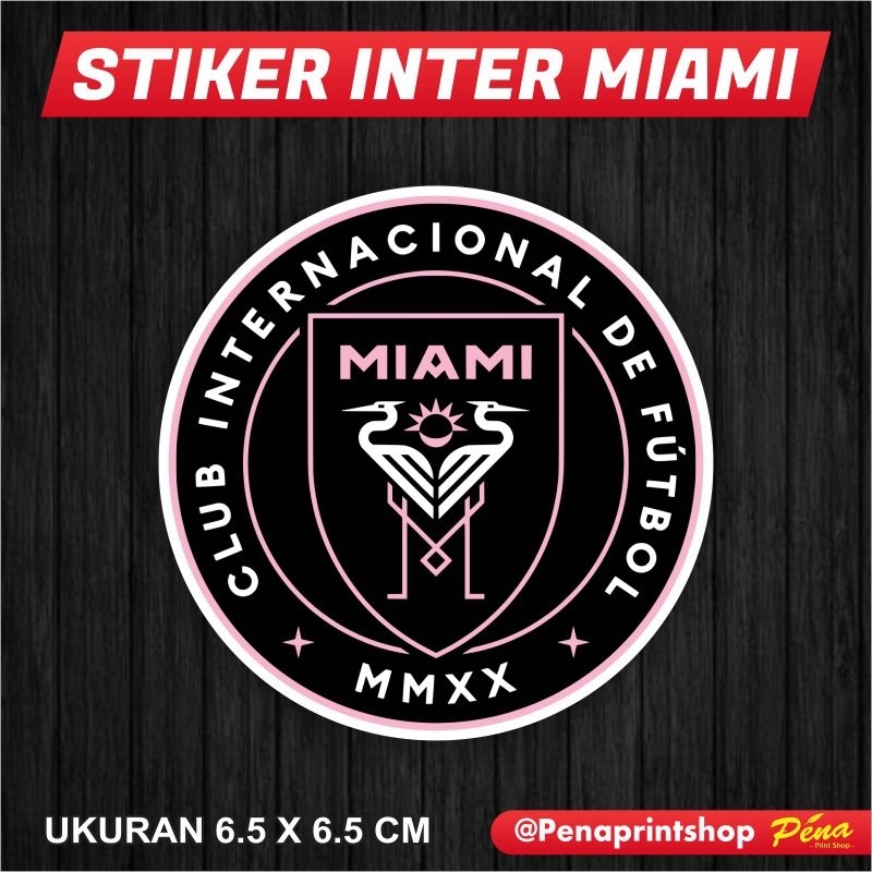 Jual Stiker Inter Miami / Stiker Bola Waterproof | Shopee Indonesia