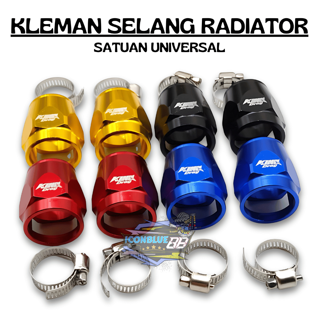 Jual iconblue88 Brecket Kleman Selang Radiator Motor Isi Satuan Model ...