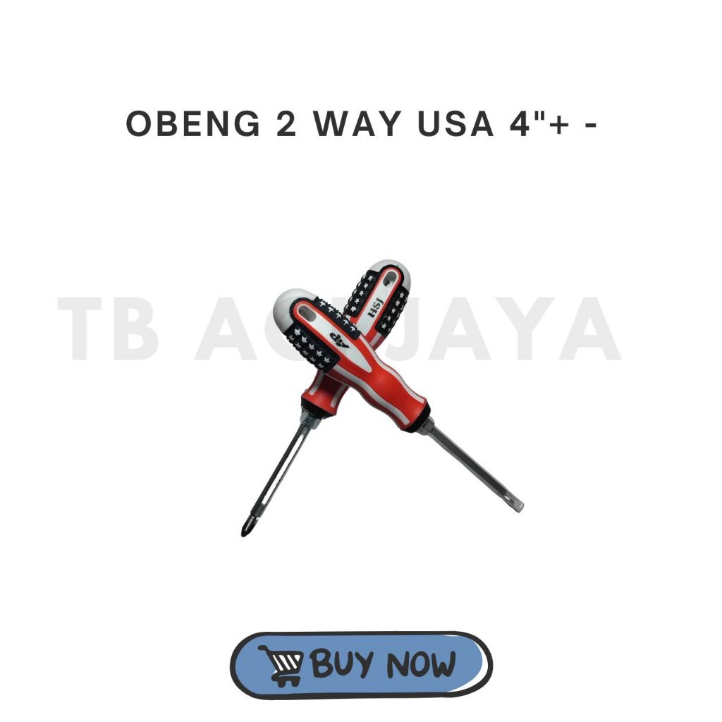 Jual Obeng Amerika Bolak Balik 4 Inch - Obeng 2 Way USA - Obeng Amerika ...