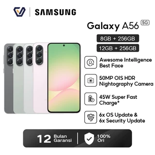Official Samsung Galaxy A56 5G 8+256GB/12+256GB - 5,000mAh Battery - 6,7 inch Display