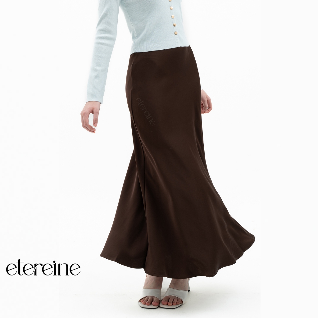 ETEREINE Rok Satin Katarina 100CM Rok Satin Panjang 100cm Wanita Size S Sampai 3XL