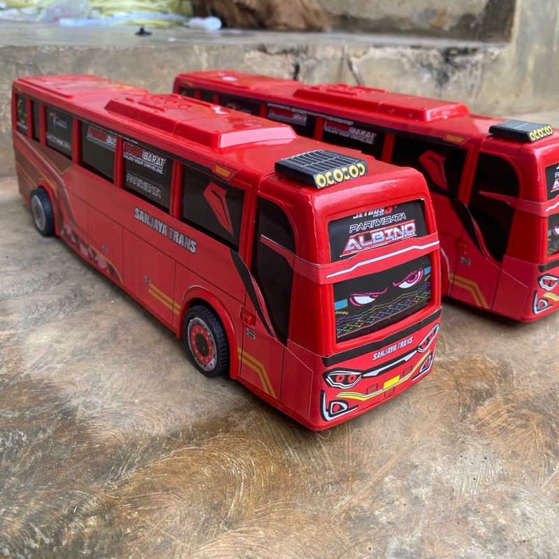 Jual Miniatur bis plastik RKC modifikasi sanjaya trans albino | Shopee ...