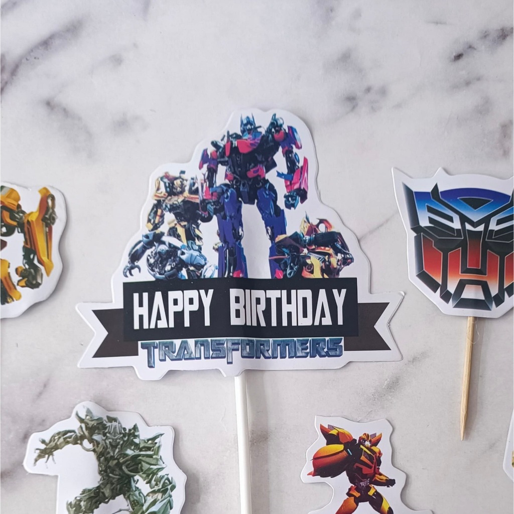 Jual Topper TRANSFORMER / Topper Kue TRANSFORMERS Optimus Prime ...