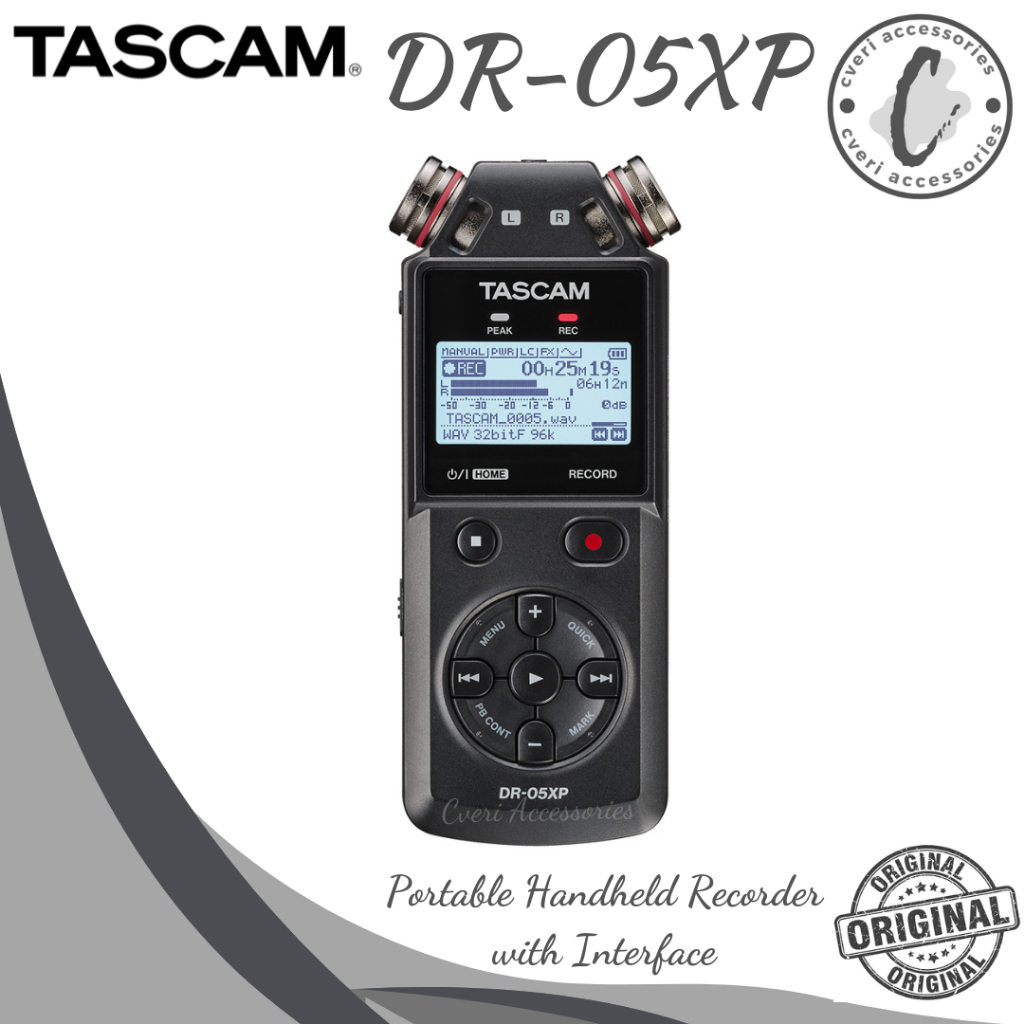 Jual Tascam DR05XP Portable Handheld Recorder with Interface Original ...