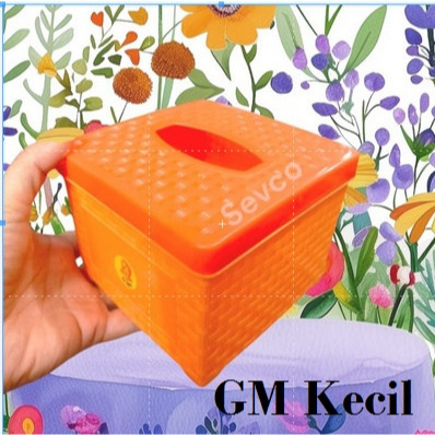 Jual Tempat tissue GM KECIL SUNRISE KECIL Motif Rotan / Tempat tisu ...