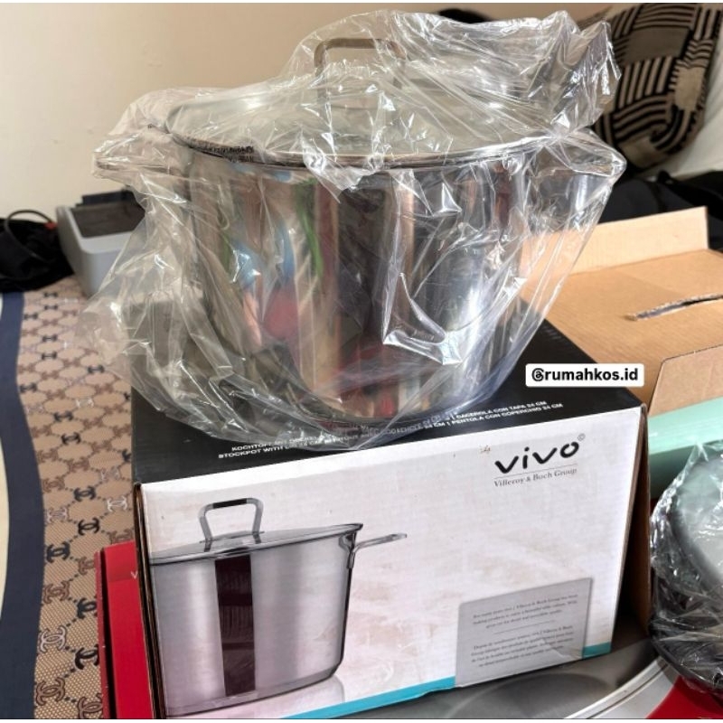 Jual VIVO Villeroy & Boch Group Stockpot With Lid | 24 CM | Shopee ...