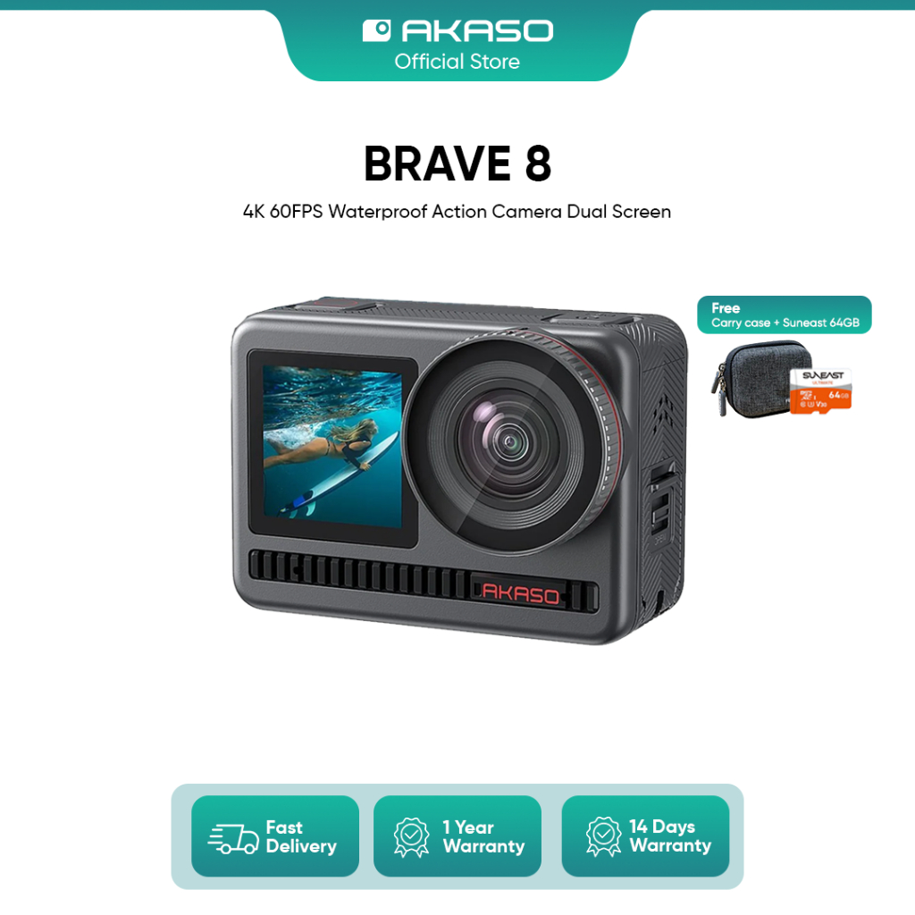 Akaso Brave 8 in Action