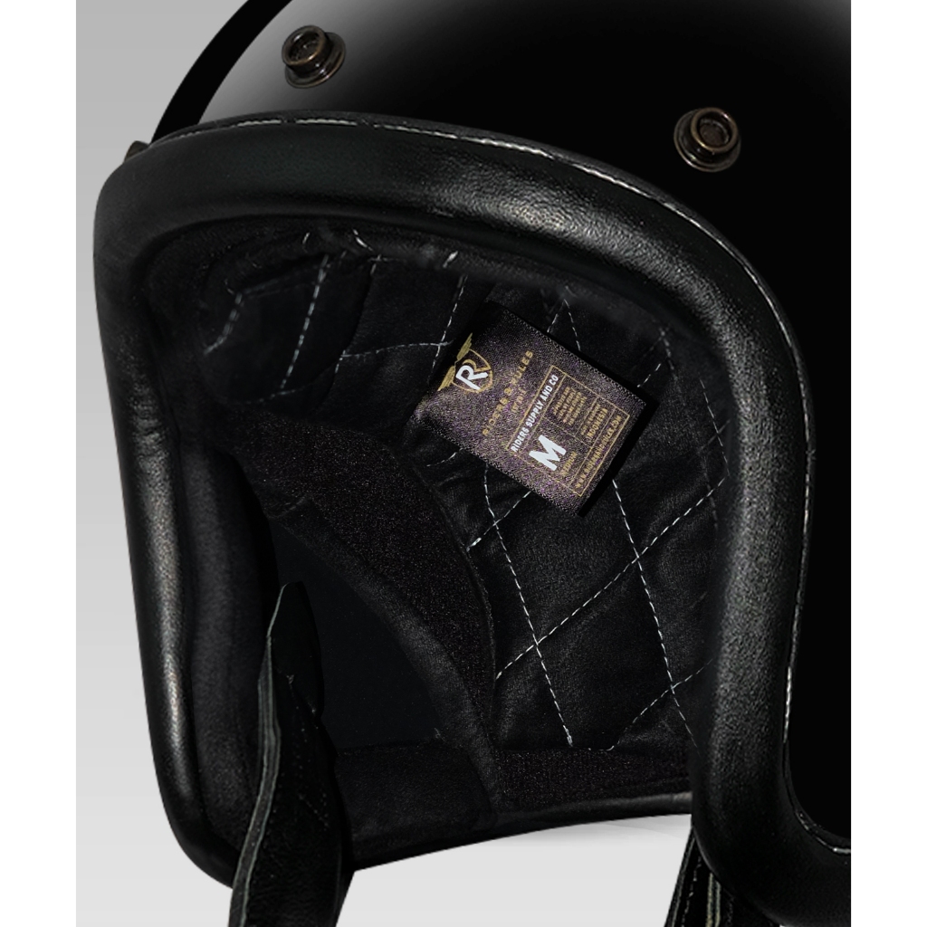 Jual Riders And Rules - TX-500 Luxury Helmet Black / White Helm Pria ...