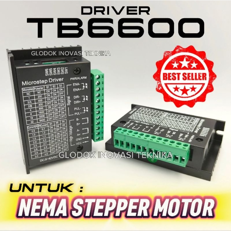 Jual Driver TB 6600 TB6600 stepper 42 57 motor NEMA NEMA17 NEMA23 ...