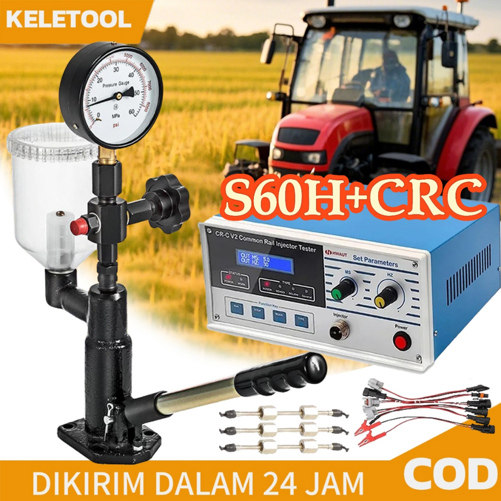 Jual S60h+CR-C Alat tester nozzle injector Diesel Common Rail Injector ...