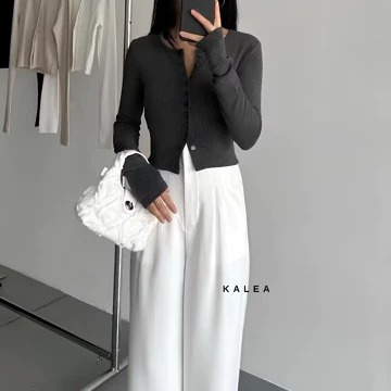 Viona Pants Loose Pants Trouser Wanita Celana Anti Kusut Celana Kulot Wanita