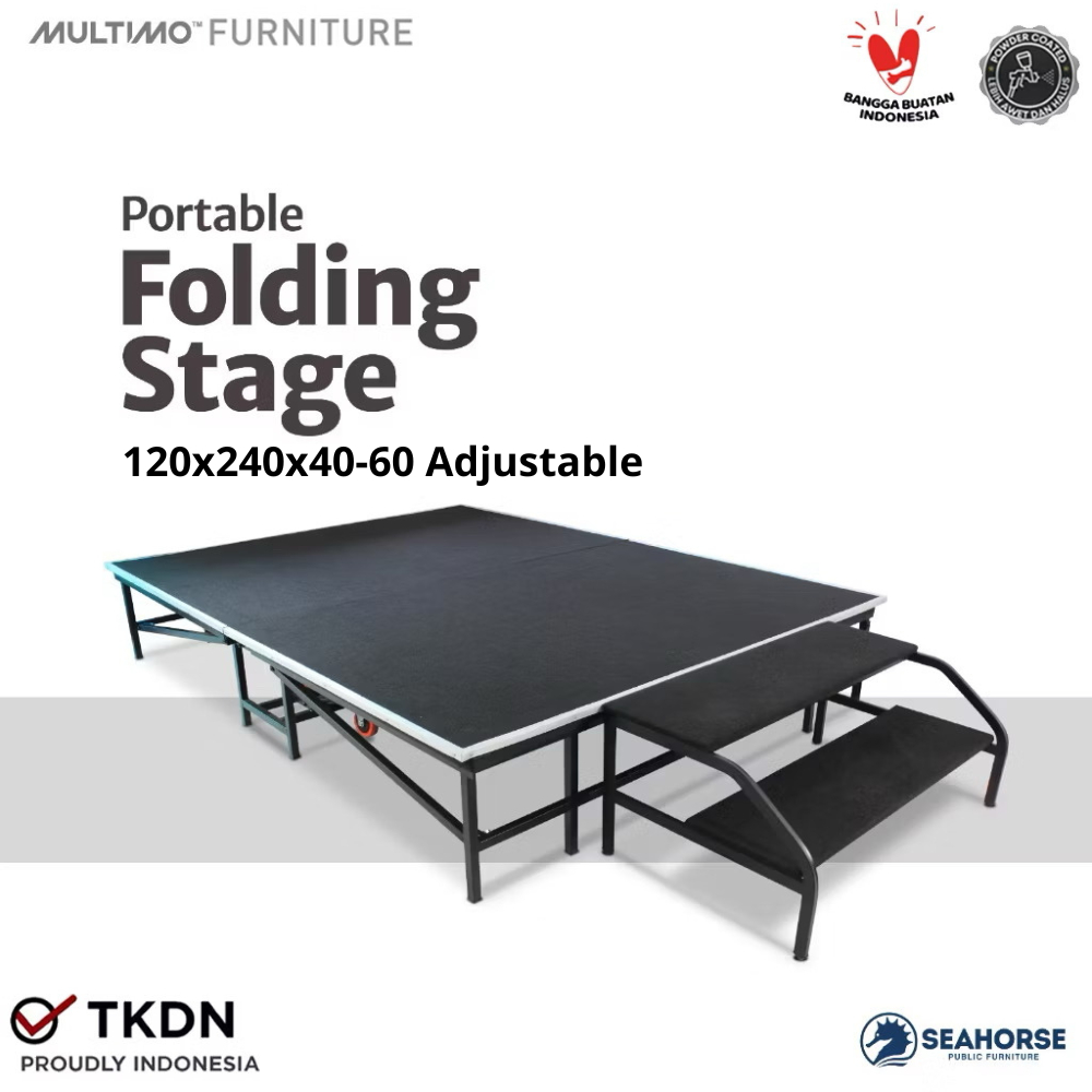 Jual Panggung Portable Panggung Lipat Folding Stage Stage Lipat Roda ...