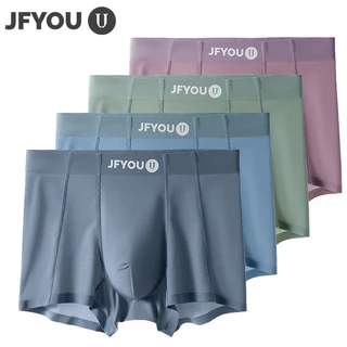 JFYOU  Celana Dalam pria Model Boxer Pria Sport Cool Mesh 4 PCS  Tersedia 4 Warna KT02