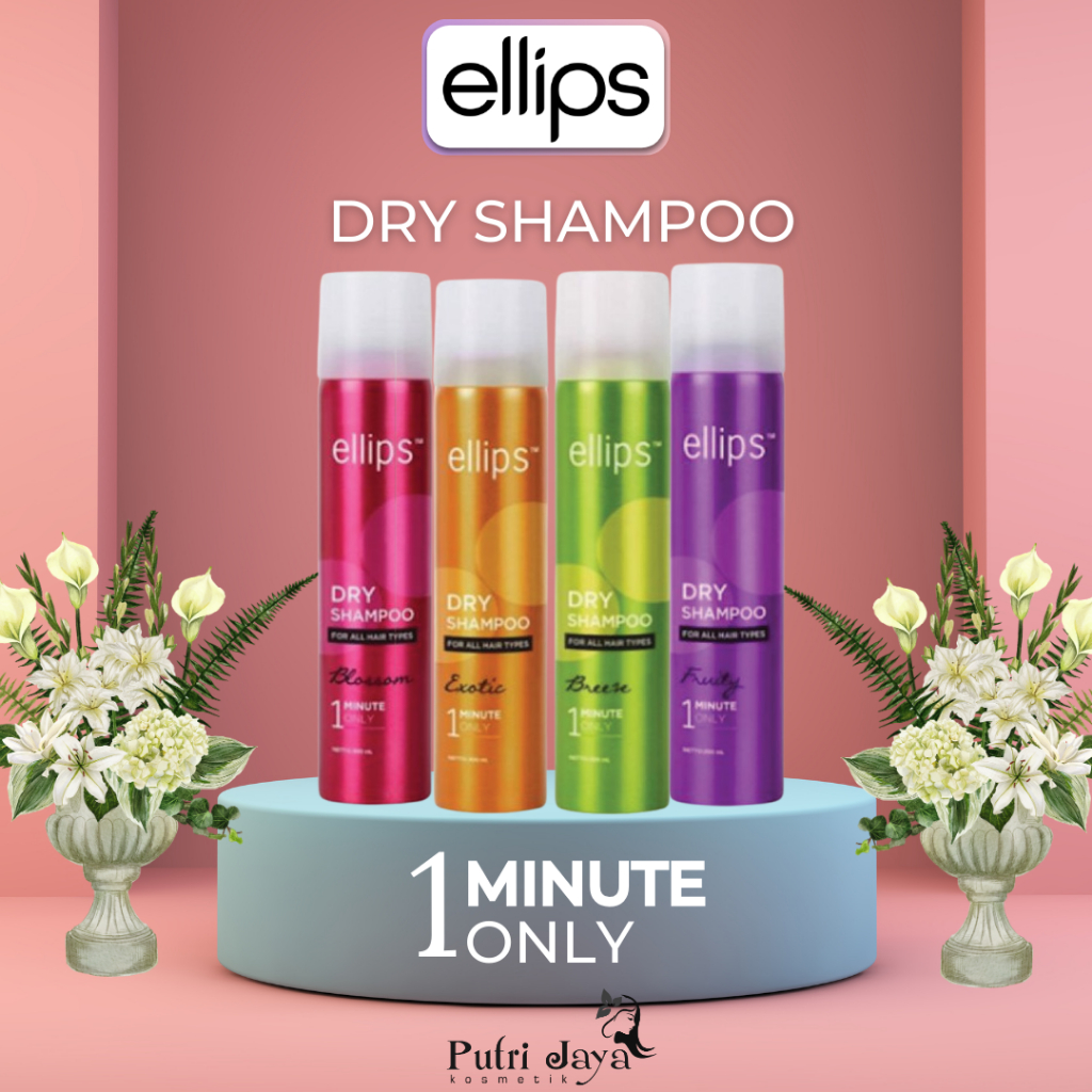 Jual ELLIPS Dry Shampoo 200 ml KINO | Shopee Indonesia