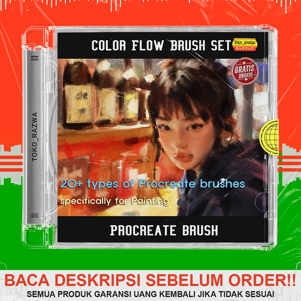 Jual Procreate Brush - Color Flow Brush Set - 290325 | Shopee Indonesia