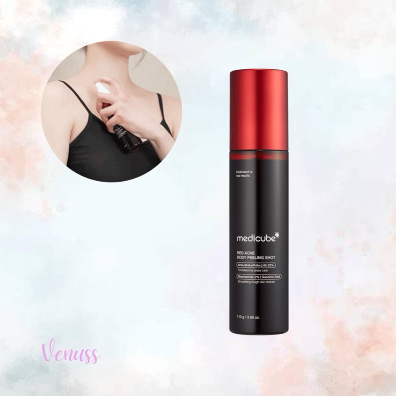 Medicube Red Acne Body Peeling Shot 110g - Soin Peeling Corps Anti-acné - Neuf