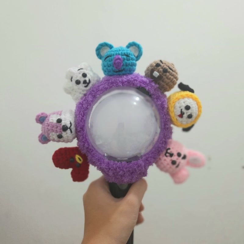 Jual cover rajut bts lightstick army bomb | Shopee Indonesia