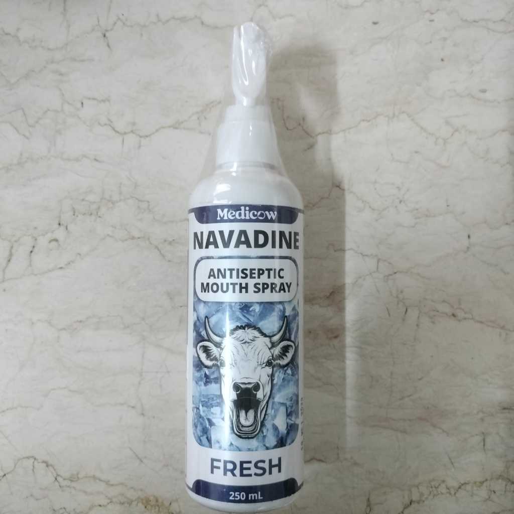 Jual MEDICOW NAVADINE 250 ML ANTISEPTIC MOUTH SPRAY SEMUA VARIAN ...