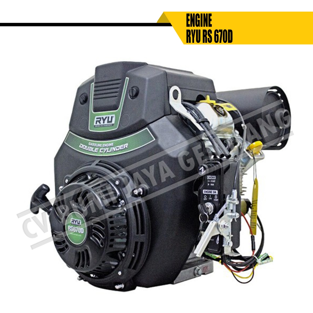 Jual MESIN PENGGERAK SERBAGUNA / ENGINE RYU RS 670D DOUBLE CYLINDER (22 ...