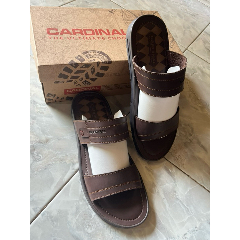 Jual Sandal selop CARDINAL (coklat tua) | Shopee Indonesia