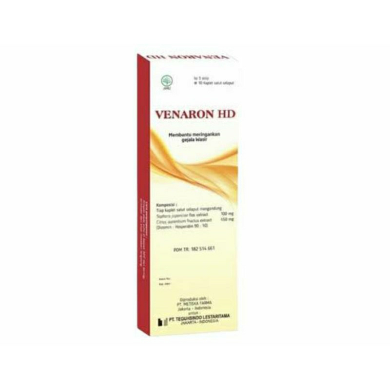 Jual Venaron HD Obat Wasir Kaplet Strip Isi 10 Kaplet | Shopee Indonesia