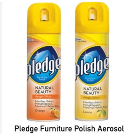Jual PLEDGE AEROSOL FURNITURE POLISH 330GR - ORANGE / LEMON | Shopee ...