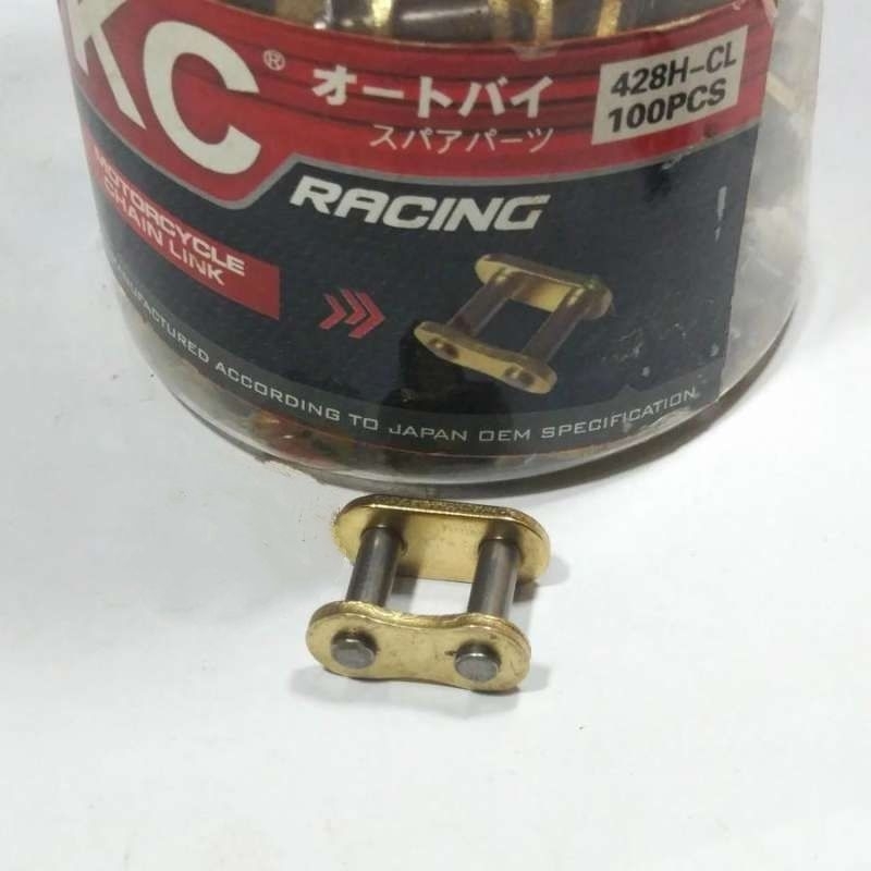 Jual Sambungan Rantai 428 H Gold-Motor Scorpio/Byson/Satria 120/2 Tak ...