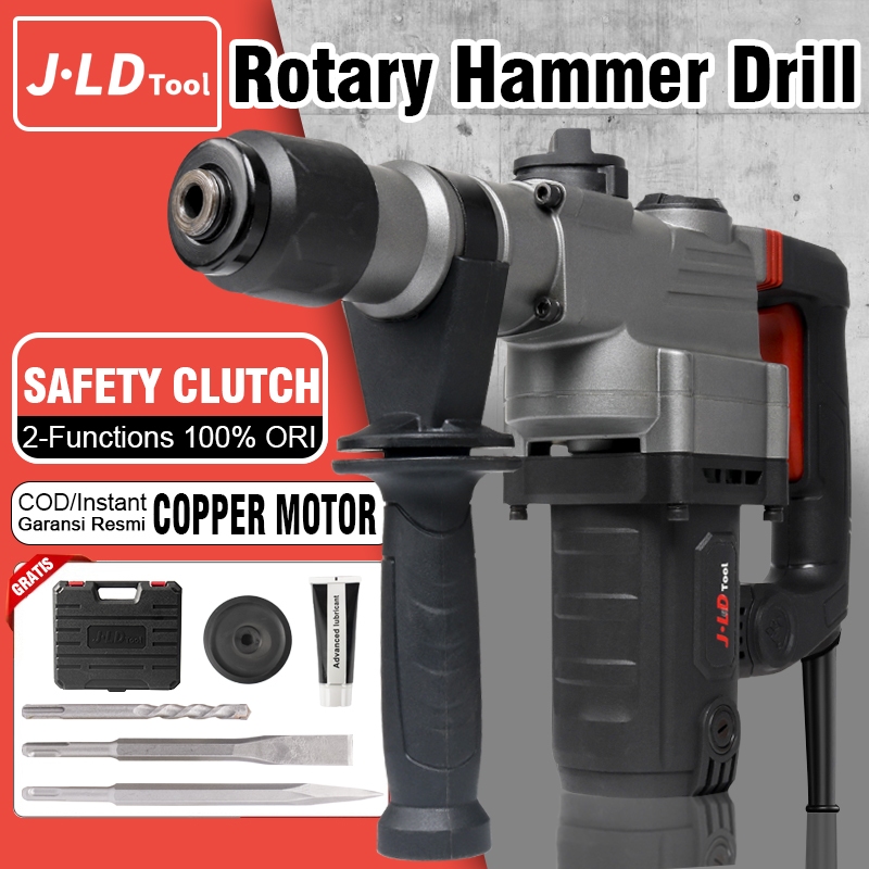 Jual JLD Rotary Hammer Drill Mesin Bor Bobok Beton 2Mode 26mm SDS