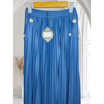 Rok Plisket Rok Plisket Premium Rok Rania Plisket Premium Rok Plisket Variasi Saku Kancing