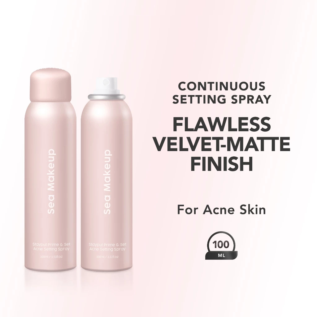 Jual Sea Makeup Stayput Prime & Set Acne Setting Spray 100 Ml | Shopee ...