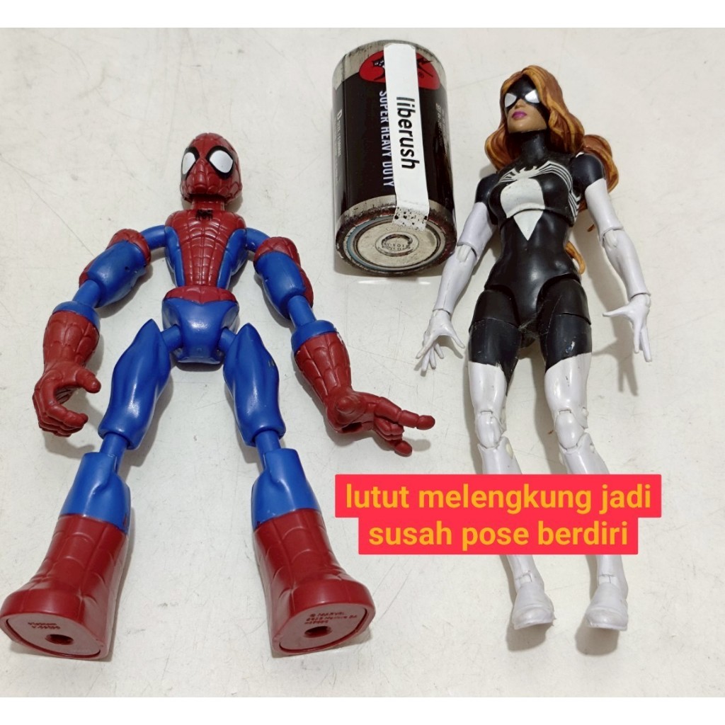 Jual Set Marvel legends spider woman julai carpenter spider man bend ...