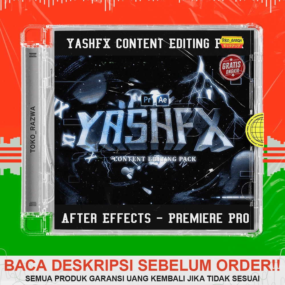 After Effects - Premiere Pro - YashFX Content Editing Pack - 060425