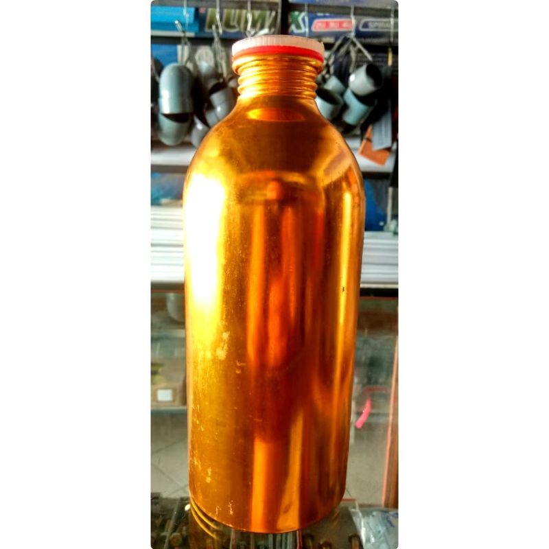 Jual botol gold,botol bibit parfum ukuran 500 ml aluminium, botol ...