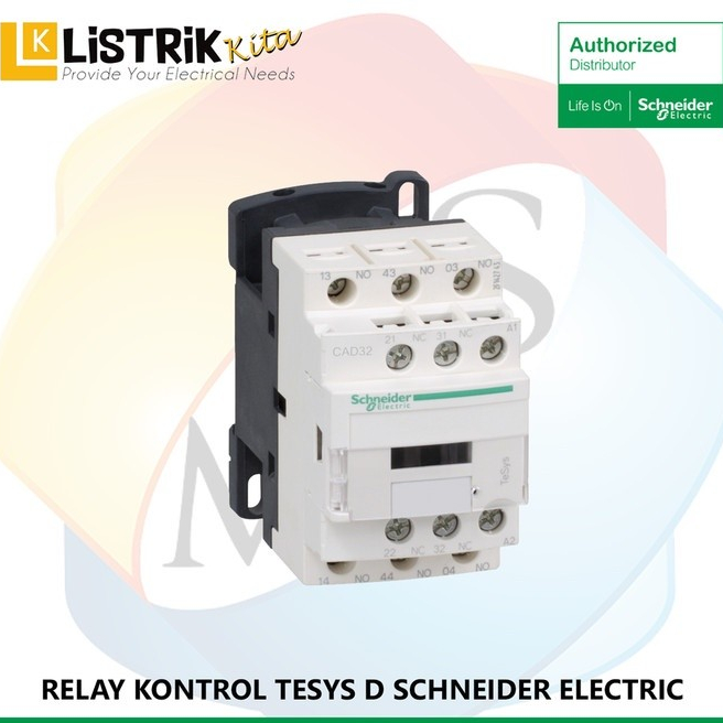 Jual SCHNEIDER TESYS D CONTROL RELAY 3NO+2NC 690V 220VAC STANDARD COIL ...